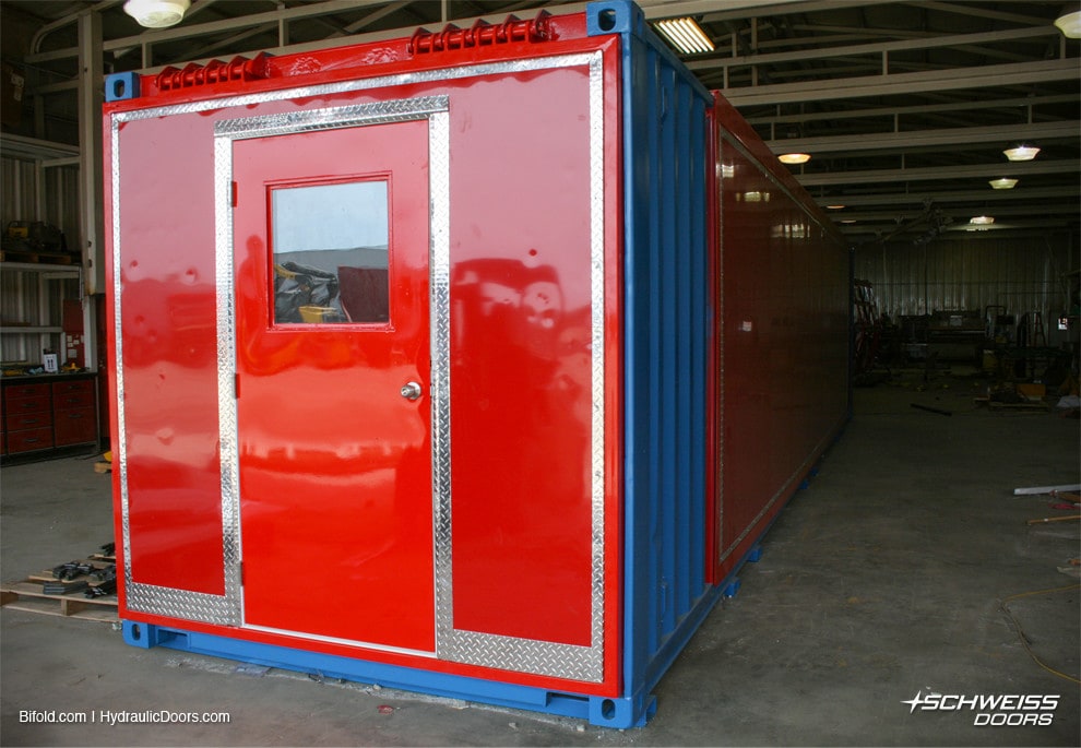 Schweiss hydraulic doors look excellent and be great quality