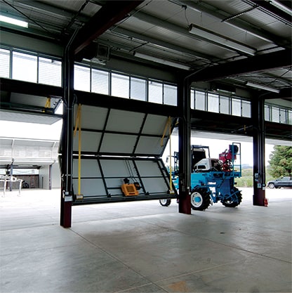 Commercial Winery Liftstrap Doors