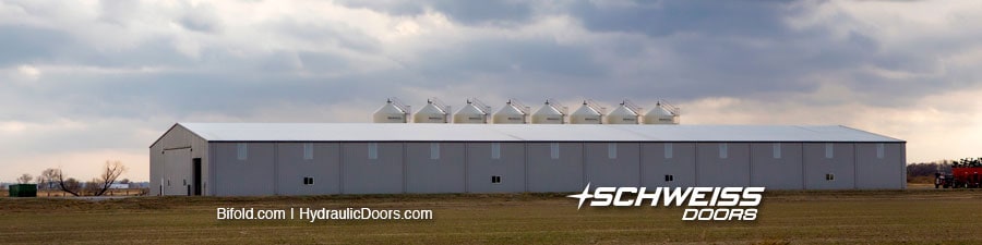 Large Building with Schweiss Hydraulic Doors
